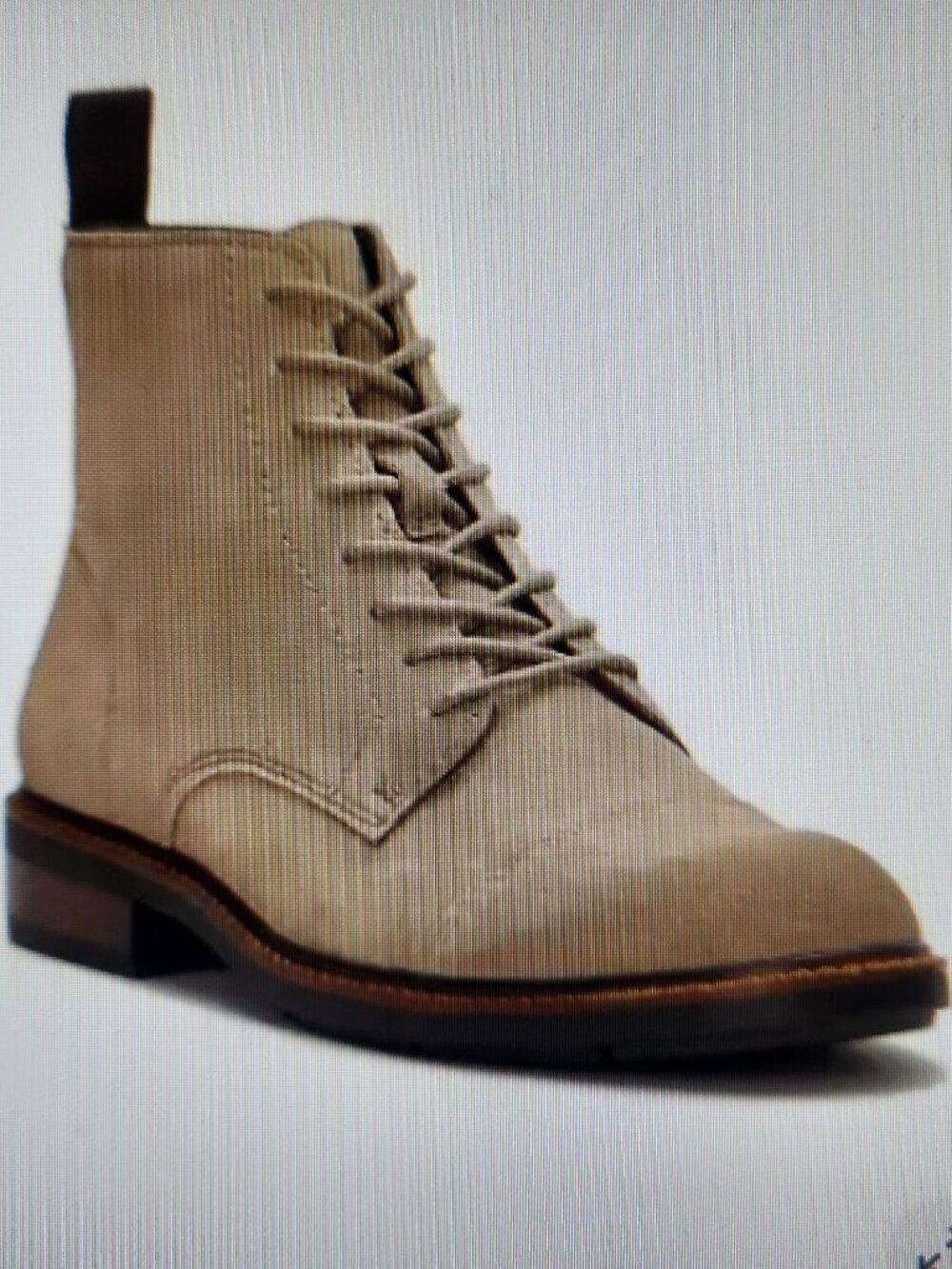 Vince Camuto Leather "Ferko" Truffle Brown. Lace up boots. NIB. Size :Various